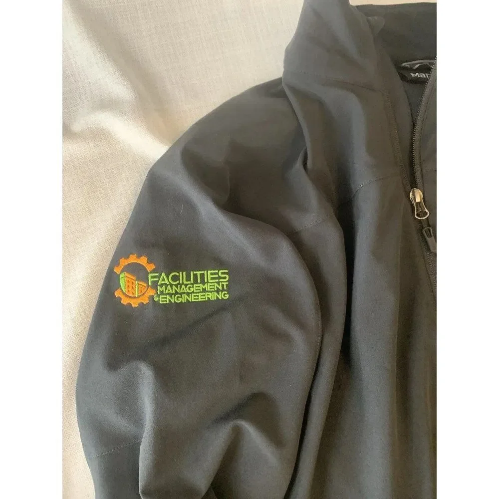 Marmot‎ M3 Soft Shell Jacket Mens Black Full Zip Stretch Wicking XL